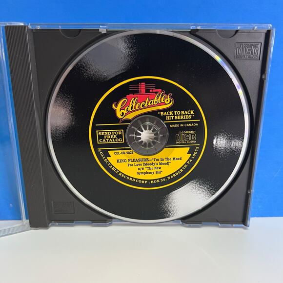 King Pleasure CD – Moody’s Mood / The New Symphony Sid Collectables Back to Hits - Picture 4 of 5